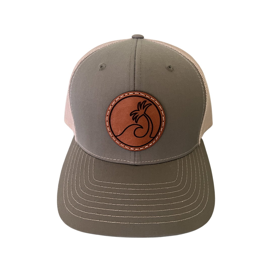 Leather Patch Logo Trucker Hats