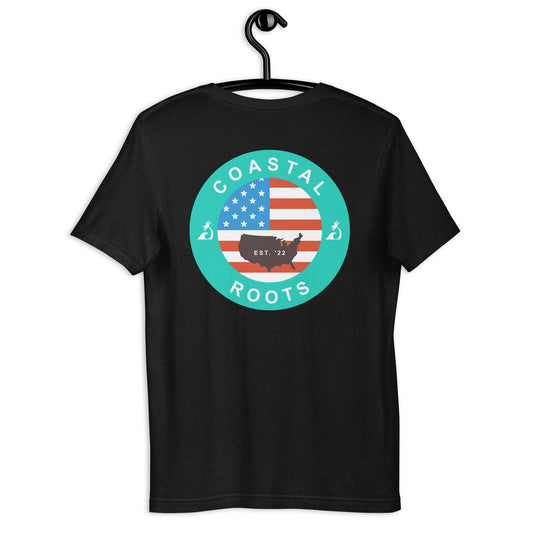 Flag & USA Emblem T-Shirt