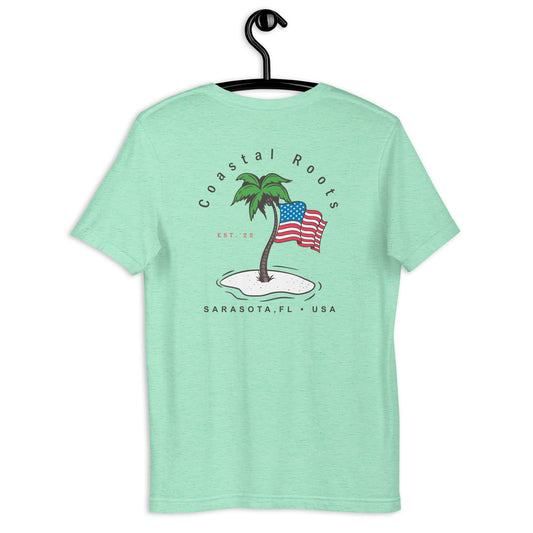 Flag on Palm Tree T-Shirt